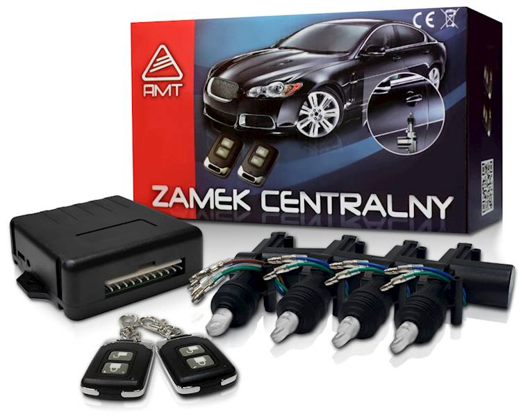 CENTRALNY ZAMEK 12V Z PILOTEM (4 DRZWI) 