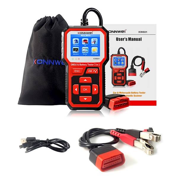 INTERFEJS SKANER OBD2  KONNWEI KW681