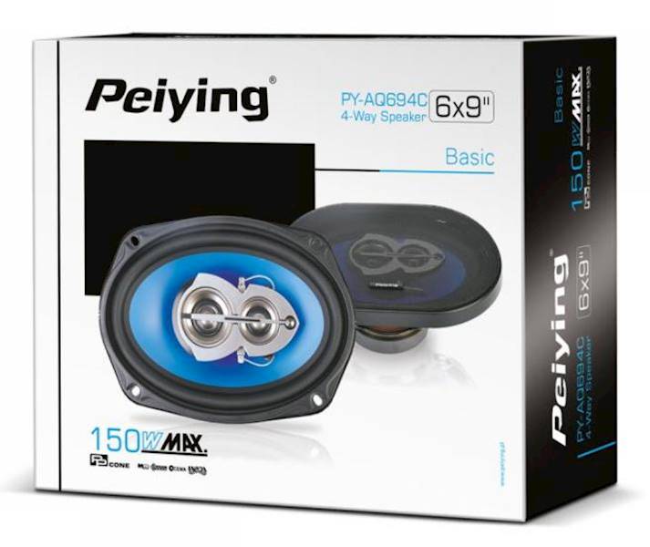 GŁOŚNIKI PEYING PY-AQ694C 6"x9" 150W 2szt