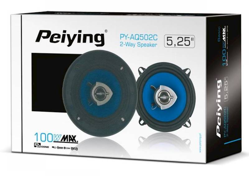 GŁOŚNIKI PEYING PY-AQ502C 5" 100W 2szt