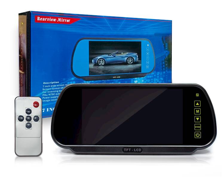 MONITOR KAMERY COFANIA 7'' |  BOWI 004059 LUSTERKO