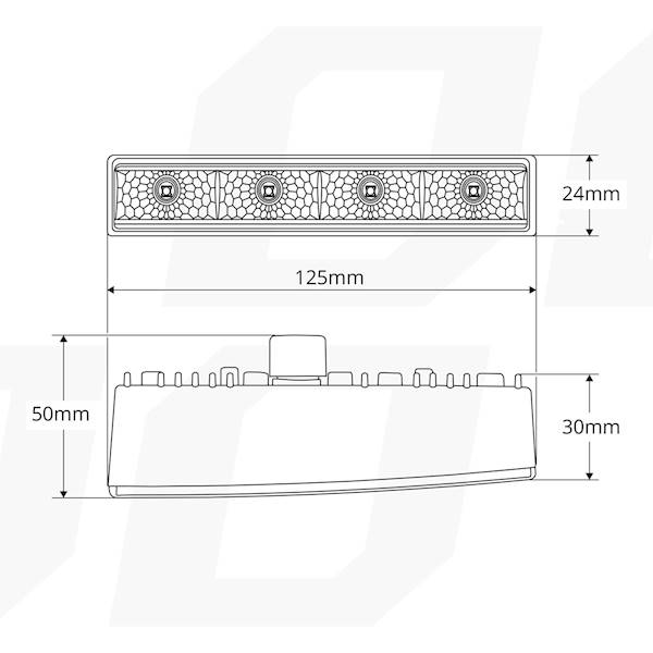 LAMPY ŚWIATŁA DZIENNE AMIO DRL 540 PRO 