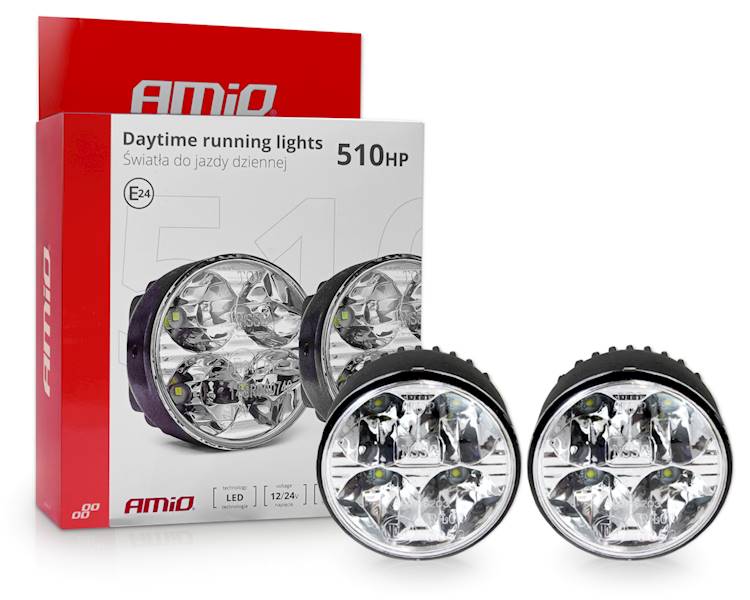 LAMPY ŚWIATŁA DZIENNE AMIO DRL 510HP 
