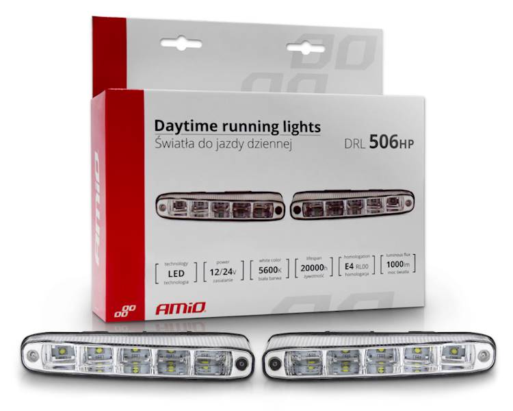 LAMPY ŚWIATŁA DZIENNE AMIO DRL 506