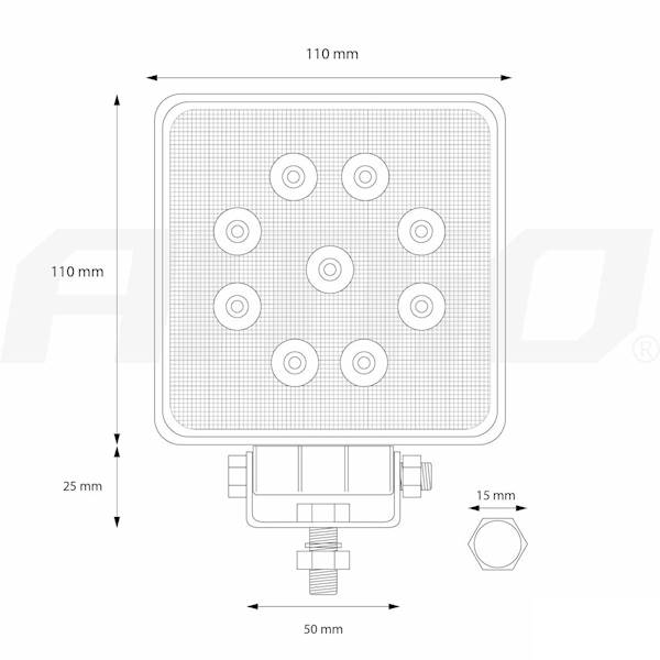 LAMPA ROBOCZA LED AMIO 02421