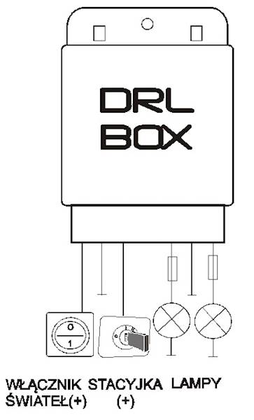 Automatyczny włącznik świeł dziennych DRL BOX id.1