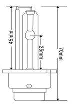 ŻARÓWKA Xenon D2S 6000K AMIO 01320
