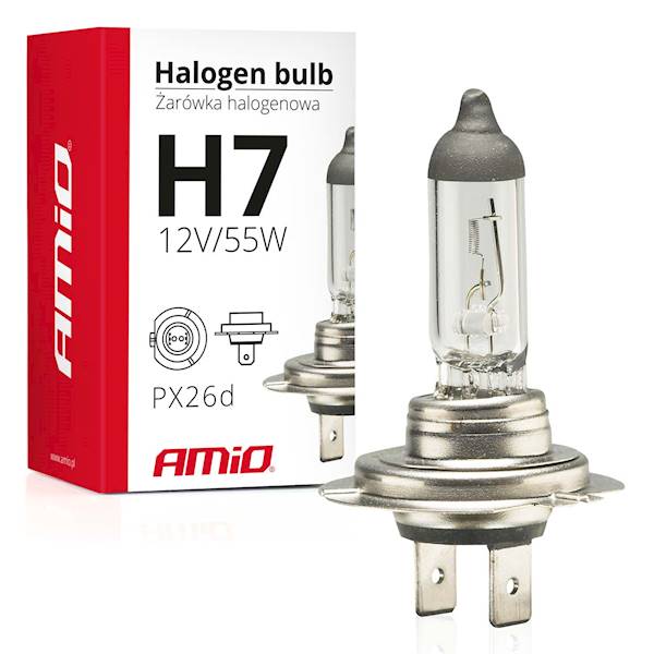 ŻARÓWKA H7 55W AMiO 01156 - 1szt