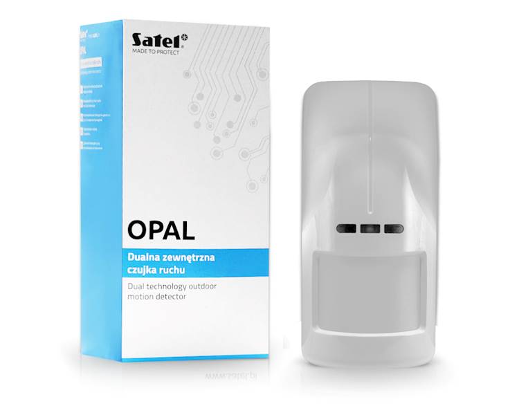 CZUJNIK OPAL PLUS GY SZARY  (Zewnętrzny PIR+MW)