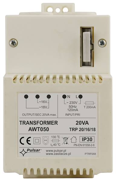 TRANSFORMATOR 20VA PULSAR AWT050
