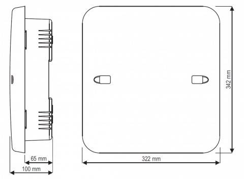 OBUDOWA SATEL OPU-4PW