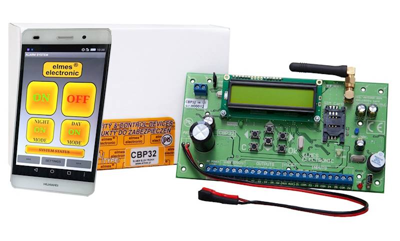 ELMES CENTRALA CBP-32 - bezprzewodowa z GSM