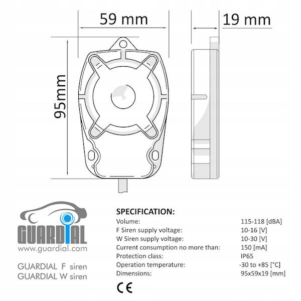 SYRENKA GUARDIAL F12