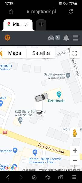 Dostęp do serwera www.maptrack.pl - 12 miesięcy