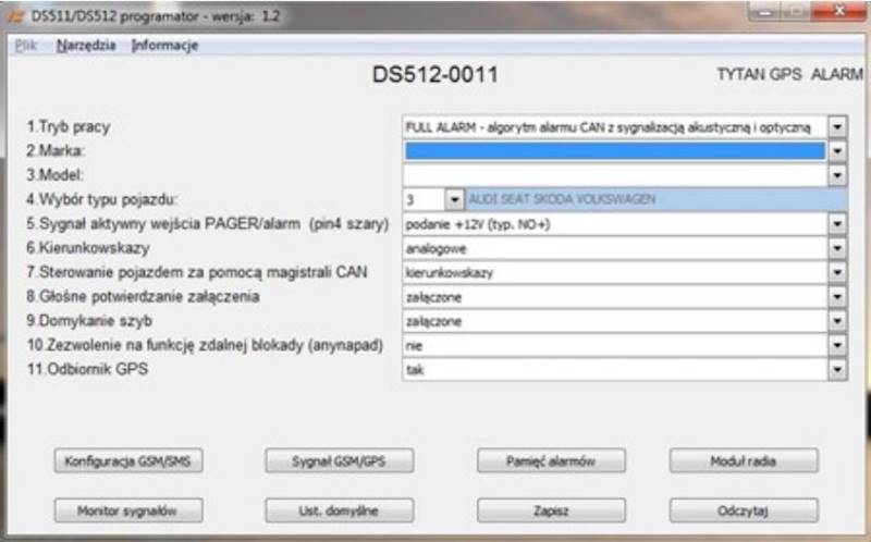 AUTOALARM TYTAN DS512 LTE