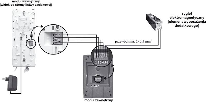 DOMOFON EURA ADP-41A3 (Transpondery)