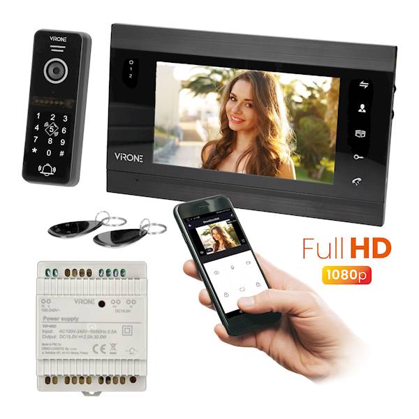 VIDEODOMOFON VIRONE Vifis VDP-61FHDZD/B 