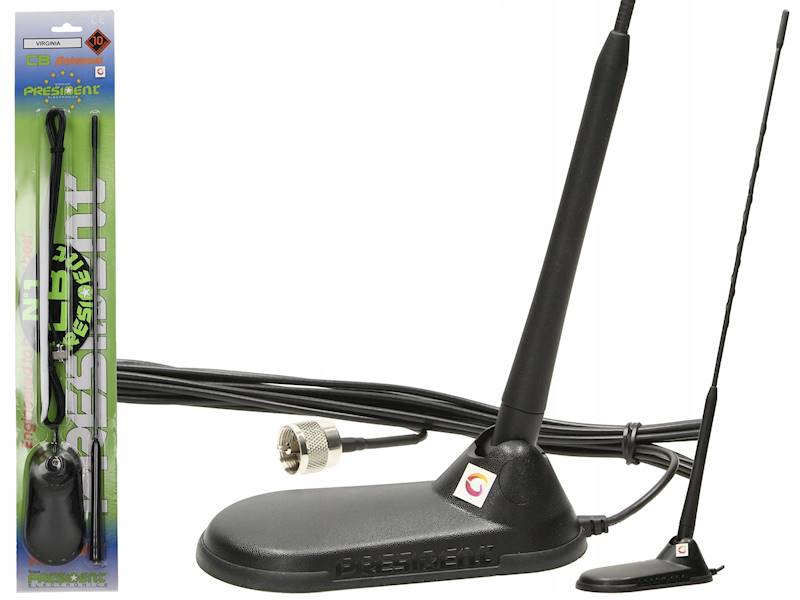 ANTENA CB PRESIDENT VIRGINIA NEW