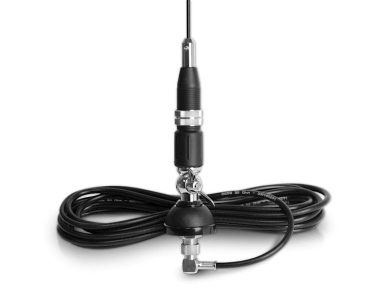 ANTENA CB SIRIO MINI-SNAKE 27 BLACK -65 cm