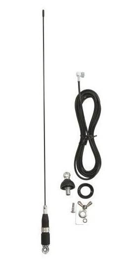 ANTENA CB SIRIO SNAKE 27 BLACK -112 cm