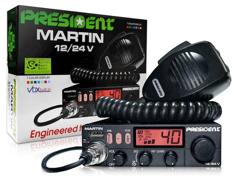 CB RADIO PRESIDENT MARTIN