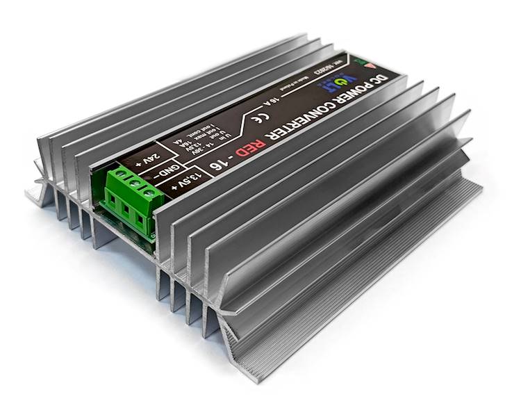REDUKTOR NAPIĘCIA ZASILANIA 24-12V/16A
