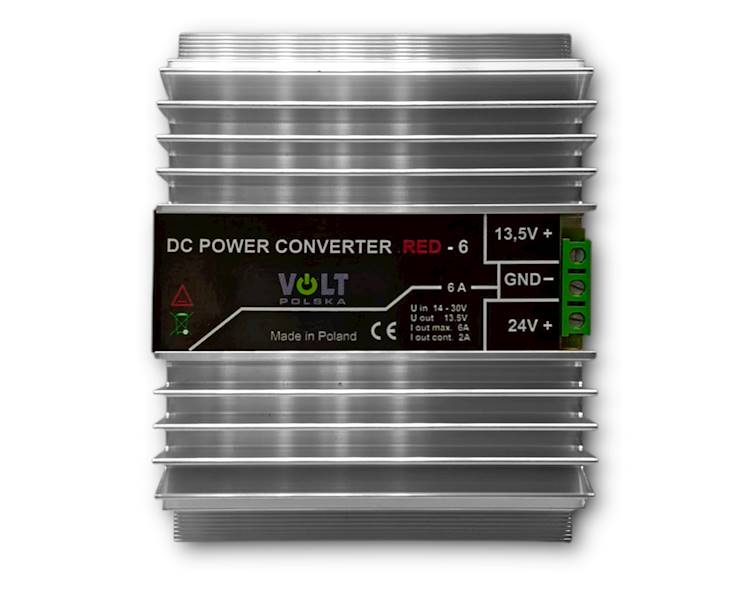 REDUKTOR NAPIĘCIA ZASILANIA 24-12V/6A