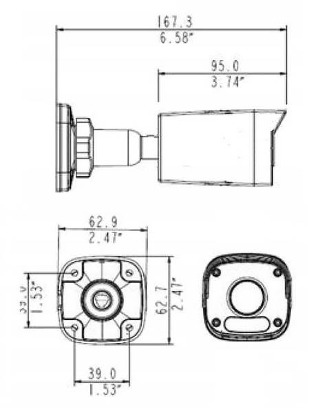 KAMERA IP BCS-P-TIP12FWR3 2.8mm 2MP
