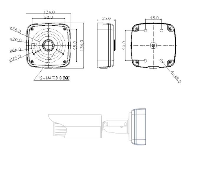 PUSZKA ADAPTER BCS-AT356 (BCS-TIP3000/5000)