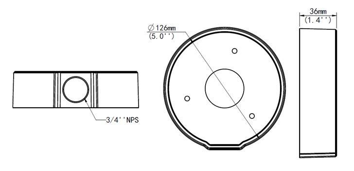 PUSZKA ADAPTER BCS-P-A172M-G (BCS POINT) GRAFIT