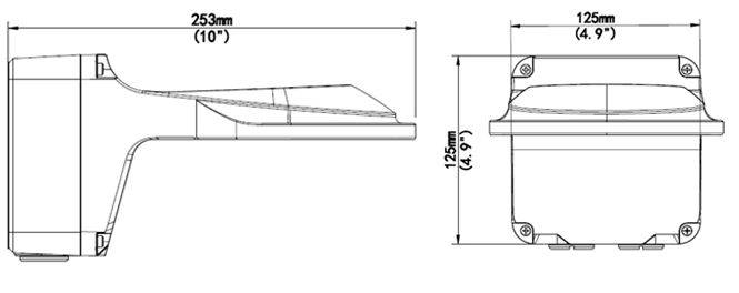 UCHWYT ADAPTER KAMERY DO ŚCIANY BCS-P-UA111-G