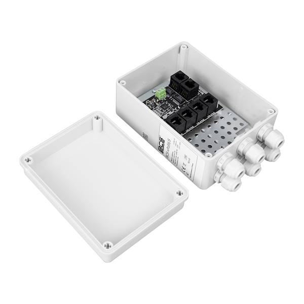 PoE EXTENDER BCS-xPoE6/S (4xLAN/PoE+2xLAN)