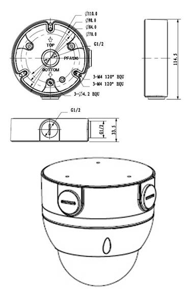 PUSZKA ADAPTER BCS-AD23 (BCS-DMIP2000/3000)