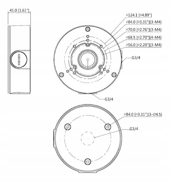 PUSZKA ADAPTER BCS-AT135 (BCS-TIP3000/5000)