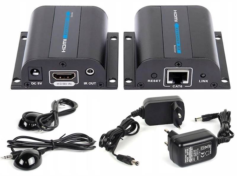 KONWERTER PRZEDŁUŻACZ HDMI+IR /UTP (H3612)