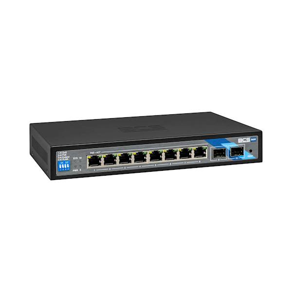 SWITCH PoE BCS-B-SP08G-2SFP (8xPoE/2xUpLink SFP)
