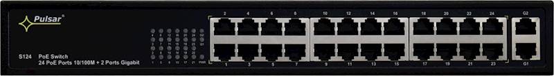 SWITCH PoE PULSAR SF124 (24xPoE/2xUPLINK SFP) 