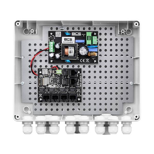 ZASILACZ SWITCH PoE BCS-IP4/Z/E-S (4-kam)