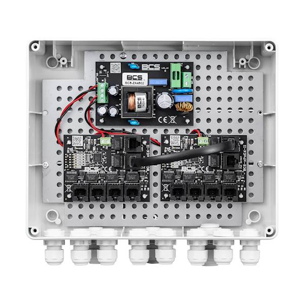 ZASILACZ SWITCH PoE BCS-IP8/Z/E-S (8-kam)