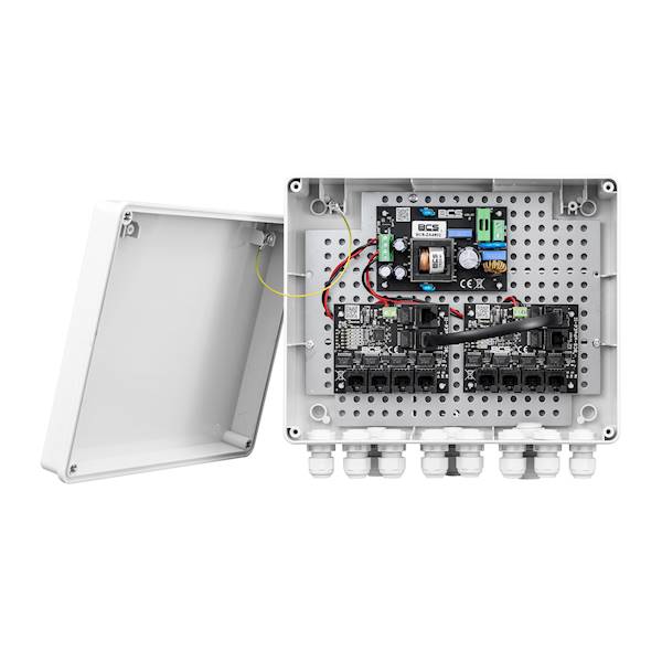 ZASILACZ SWITCH PoE BCS-IP8/Z/E-S (8-kam)