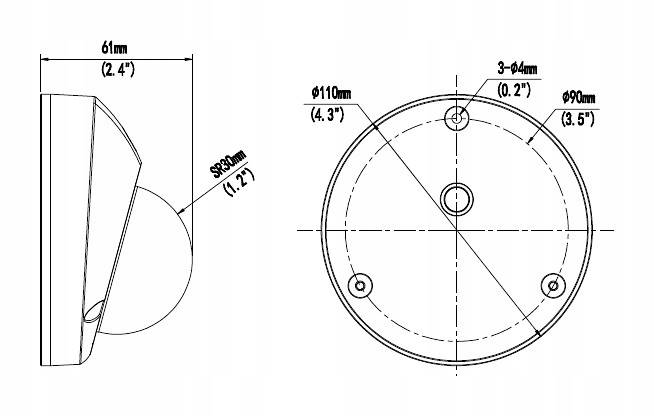 KAMERA IP BCS-P-224RWSAM-G 2.8mm 4MP GRAFIT