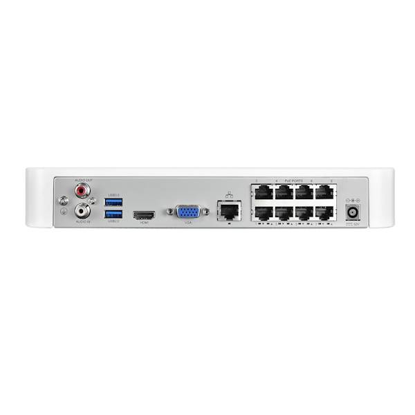 REJESTRATOR BCS-P-SNVR0801-8P (8-kan PoE)