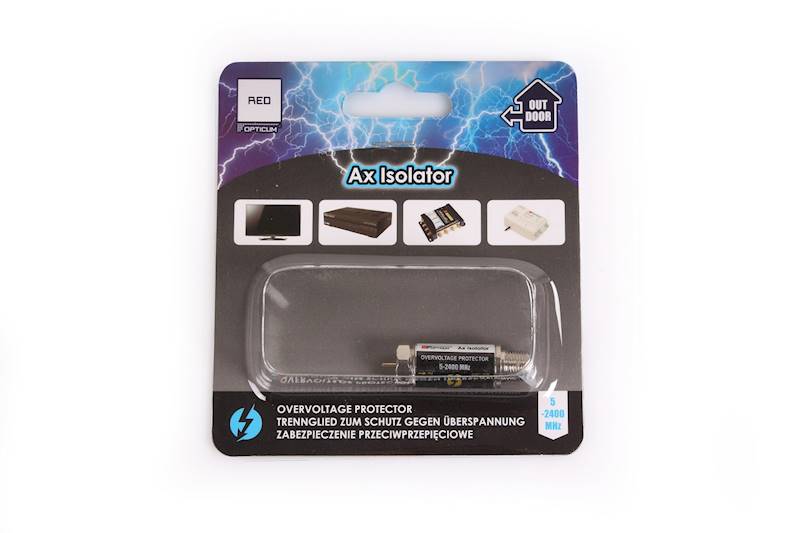 ZABEZPIECZENIE PRZEPIĘCIOWE SAT/DVB-T AX Isolator