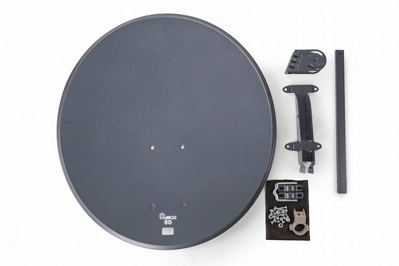 CZASZA ANTENA TV-SAT OPTICUM RANGE 80cm ANTRACYT