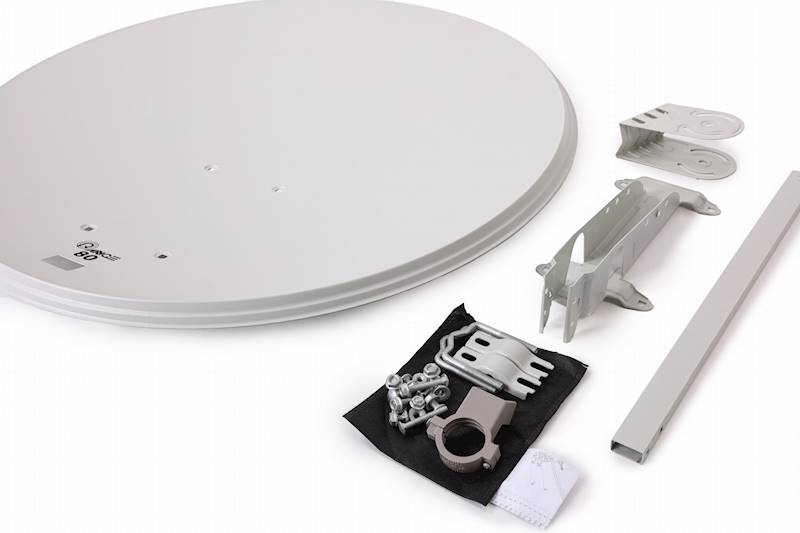 CZASZA ANTENA TV-SAT OPTICUM RANGE 80cm BIAŁA