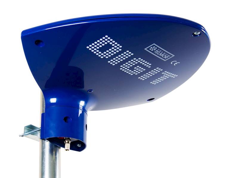 ANTENA TV TELKOM TELMOR DIGIT ACTIVA NIEBIESKA