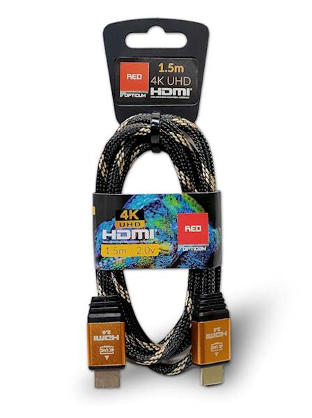 KABEL HDMI-HDMI UHD 4K 1.5m OPTICUM RED