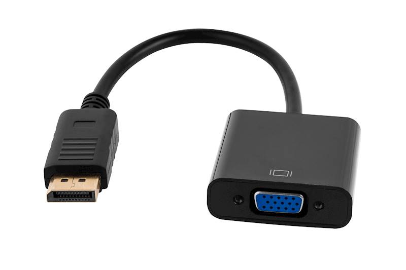 PRZEJŚCIÓWKA ADAPTER DispayPort - VGA  KOM0849