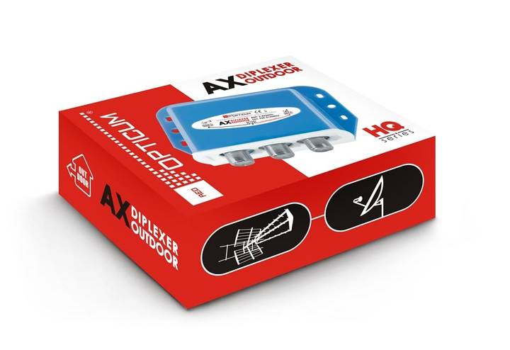 SUMATOR RTV-SAT OUTDOOR OPTICUM AX DIPLEXER