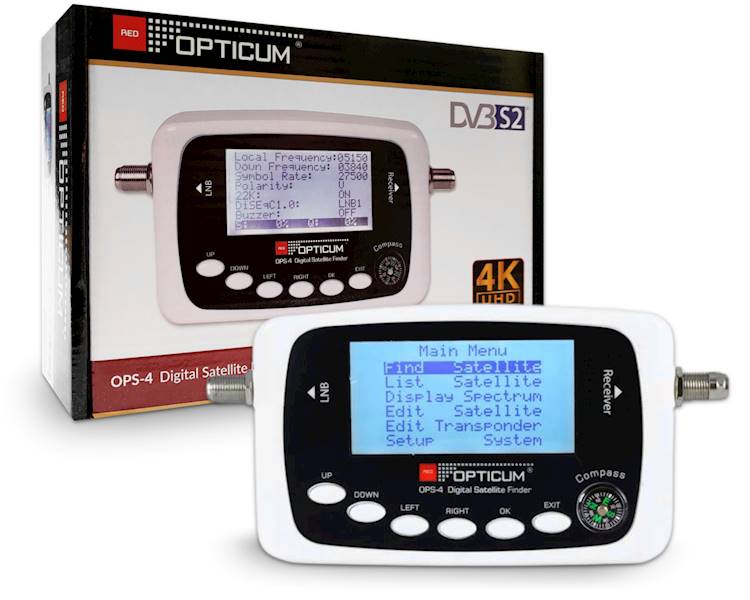 MIERNIK SYGNAŁU DVB-S/S2 OPTICUM OPS-4